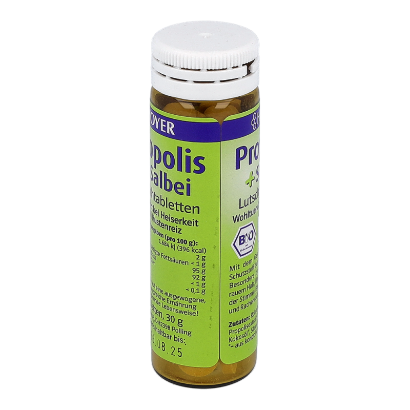 Hoyer Propolis + Salbei Lutschtabletten 60 Stk. - 60 Stück