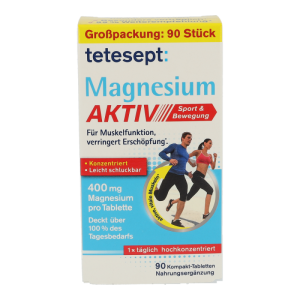 tetesept Magnesium 400 aktiv Tabletten 90 Stk. - 90 Stück