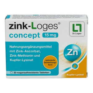 zink-Loges concept 15 mg Filmtabletten 30 Stk. - 30 Stück