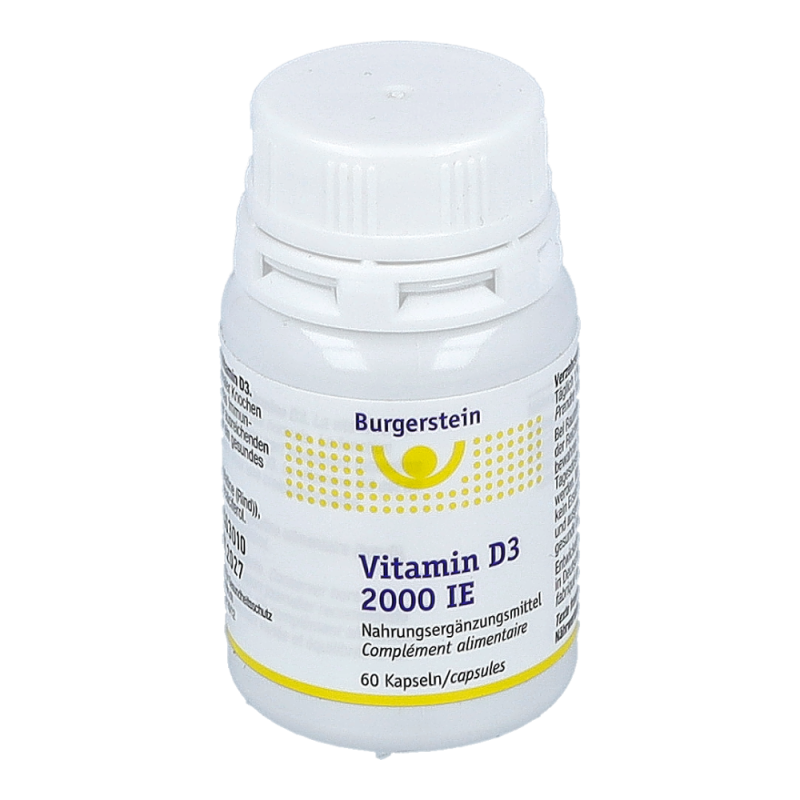 Burgerstein Vitamin D3 2000 IE Kapseln 60 Stk. - 60 Stück