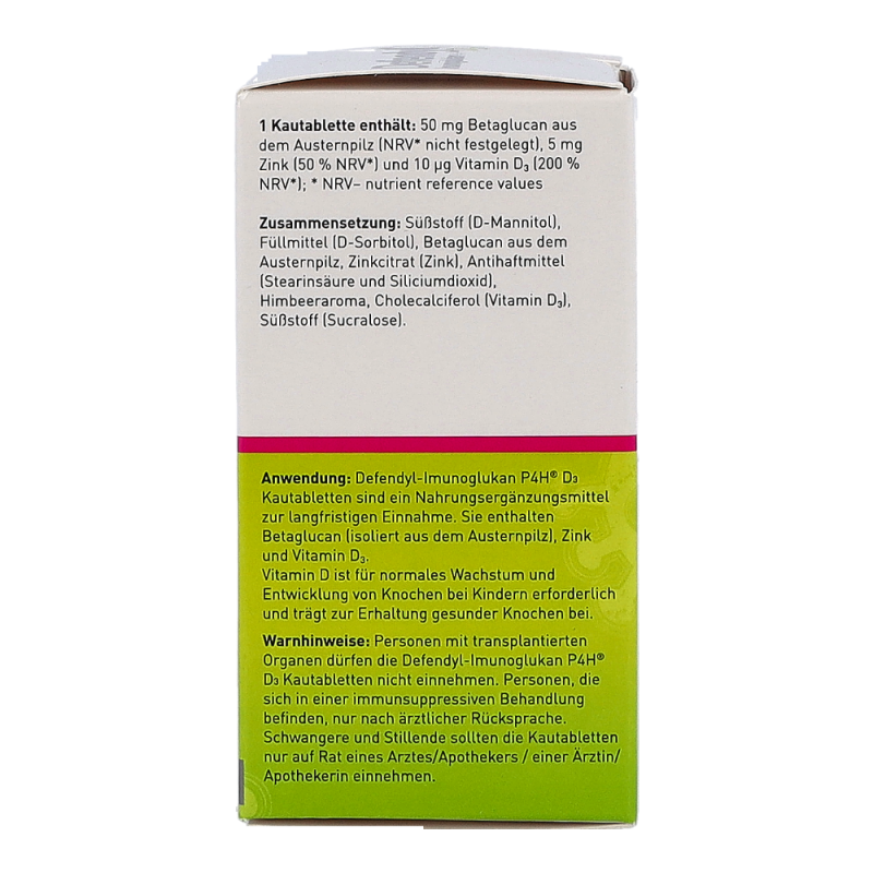 Defendyl-Imunoglukan® P4H D3 Kautabletten 30 Stk. - 30 Stück