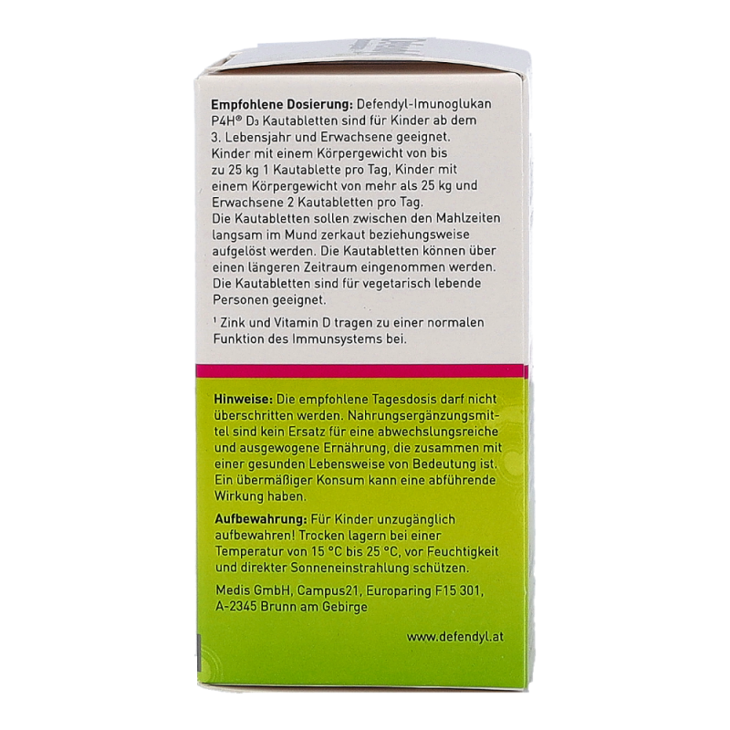 Defendyl-Imunoglukan® P4H D3 Kautabletten 30 Stk. - 30 Stück