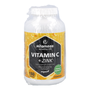 VIT C TBL 1000MG +ZINK - 180 Stück