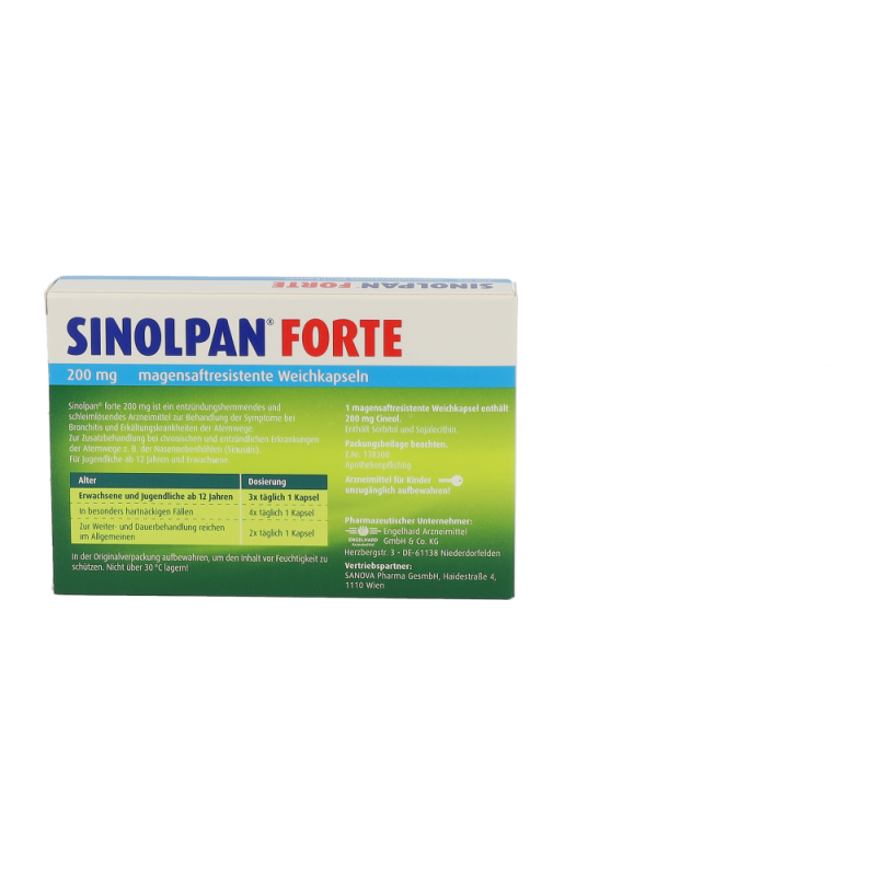 Sinolpan Forte magensaftresistente Weichkapseln 200 mg 21 Stk. - 21 Stück