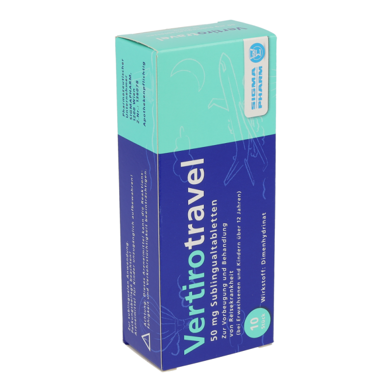 Vertirotravel 50 mg Sublingualtabletten 10 Stk. - 10 Stück