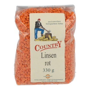 Vollkraft Linsen rot 330 g BIO - 330g