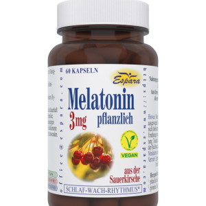 Espara Melatonin 3mg pflanzliche Kapseln - 60 Stück