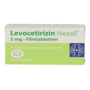 Levocetirizin Hexal 5mg - Filmtabletten - 30 Stück