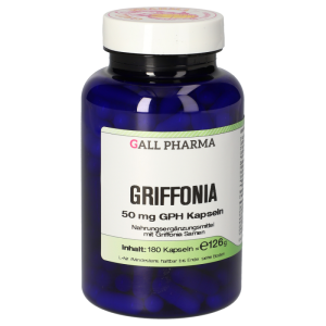 Gall Pharma GRIFFONIA 50mg Kapseln mit 5 - Hydroxytryptophan - 180 Stück