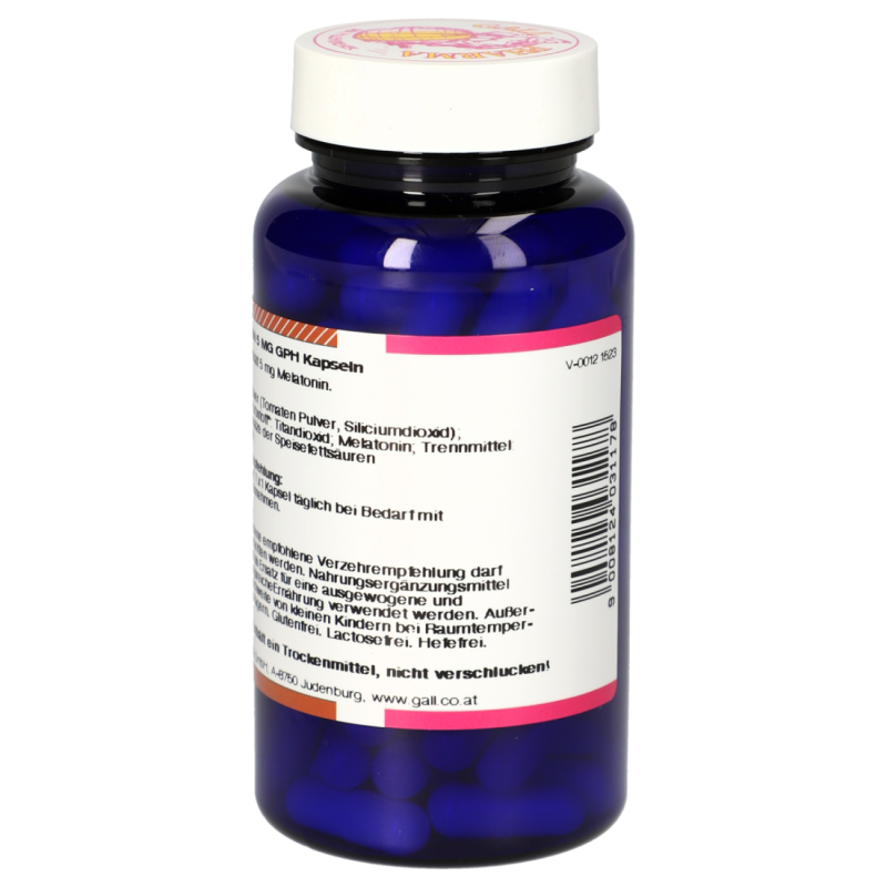 Gall Pharma MELATONIN 5mg Kapseln regulierend auf Wach- Schlafrhythmus - 120 Stück